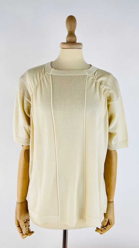 T-shirt in maglina lana/seta