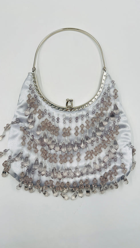 Borsa strass a frange