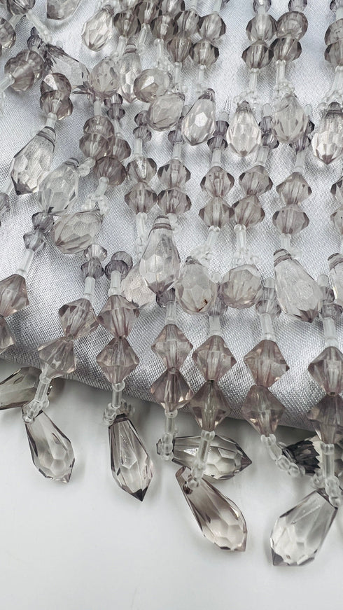 Borsa strass a frange