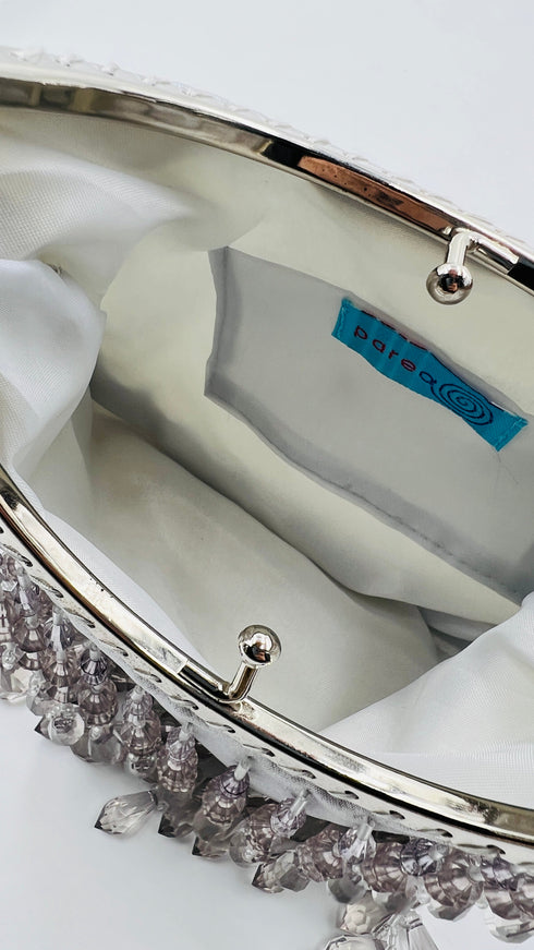 Borsa strass a frange