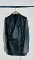 Blazer doppiopetto in pelle