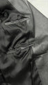 Blazer doppiopetto in pelle