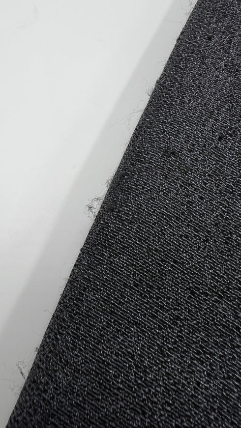 Giacca corta lurex blu