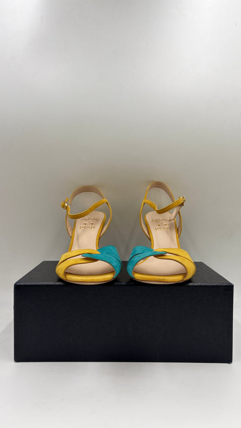 Sandalo in suede "Leaf" N.36/40/41