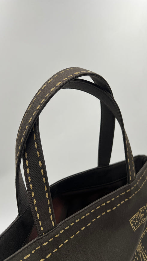 Borsa tote stampa zip