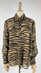 Camicia animalier in seta