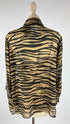 Camicia animalier in seta