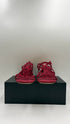Sandalo in suede bordeaux N.42