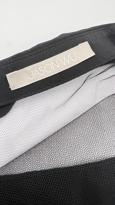 Camicia dettagli tulle