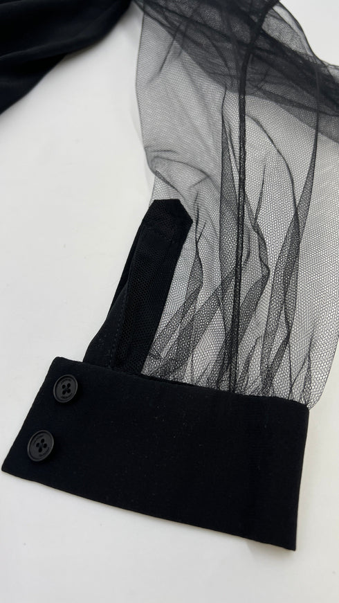 Camicia dettagli tulle