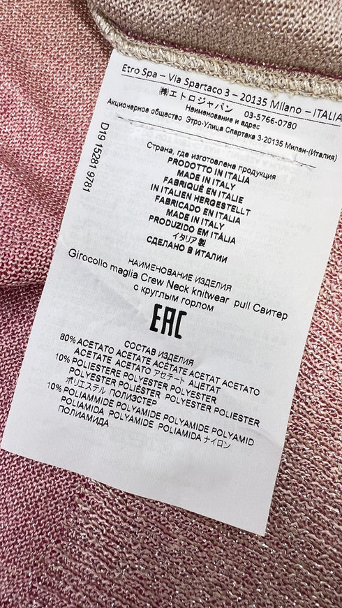 Longsleeves lurex sfumata