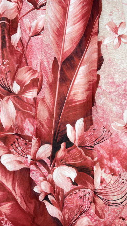 Camicia macro stampa con cartellino