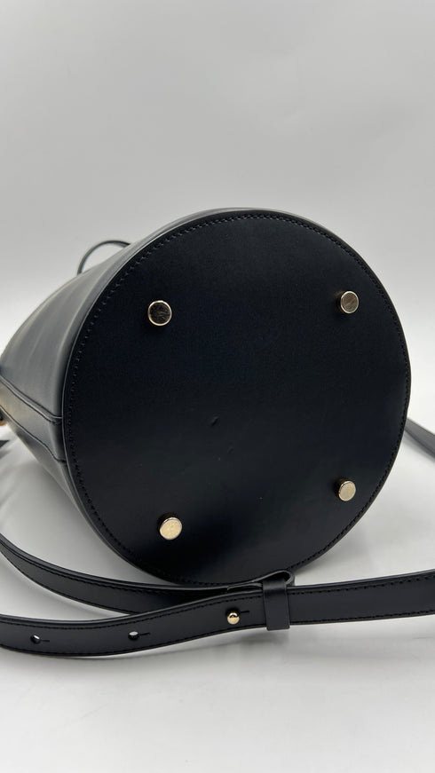 Borsa a secchiello in pelle