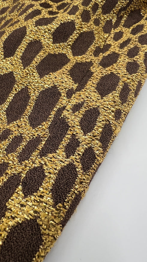 Abito midi svasato geometrico