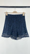 Shorts in pizzo blu