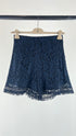 Shorts in pizzo blu
