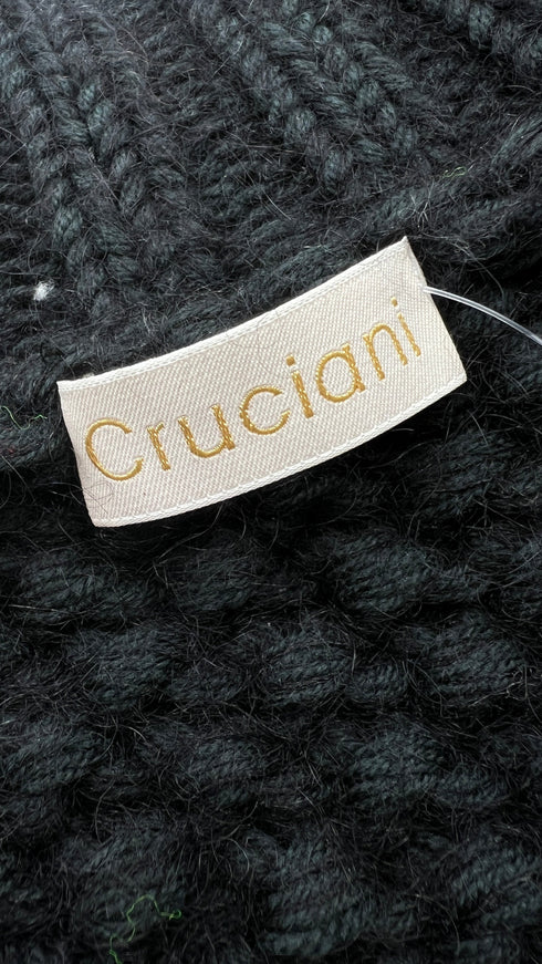 Cardigan lana-mohair con perline