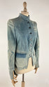 Giacca denim sfiancata