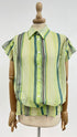 Camicia vintage in voile a righe