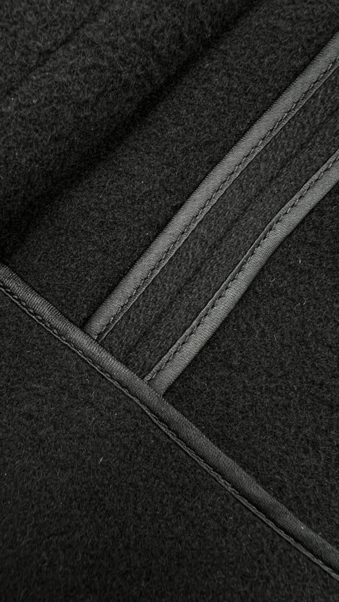 Giacca in cashmere taglio vivo