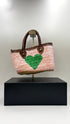 Borsa con paillettes a cuore
