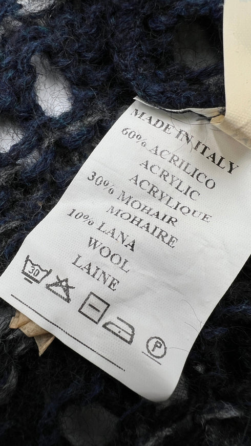 Cardigan righe ondulate