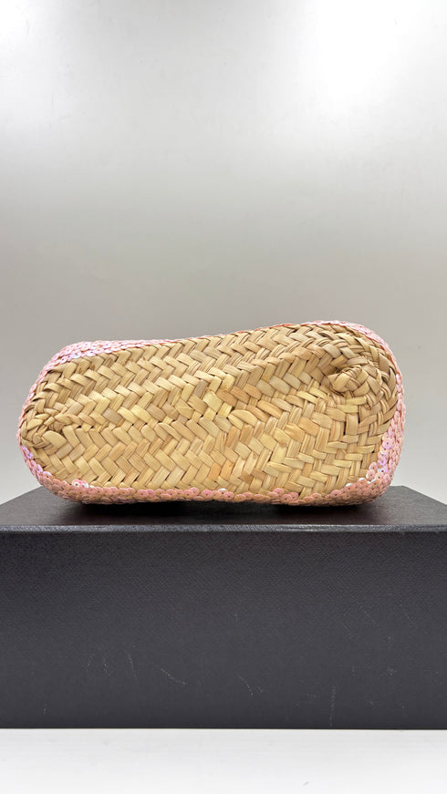 Borsa con paillettes a cuore