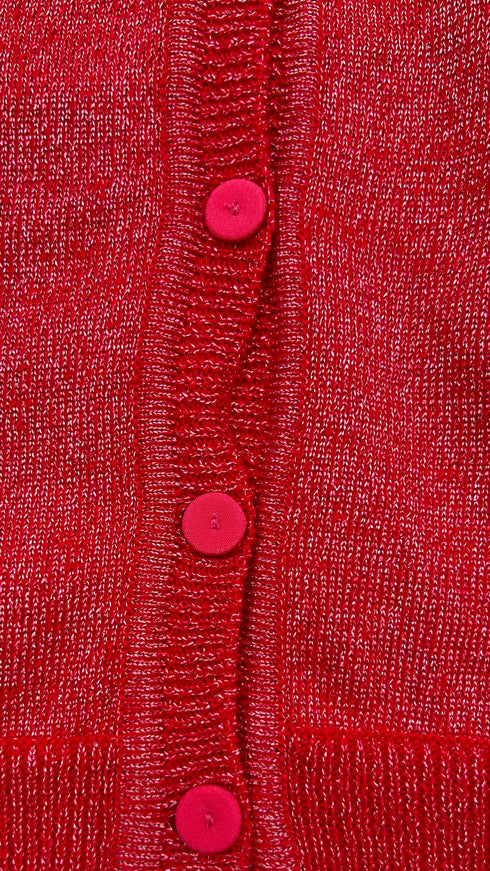 Cardigan corto lurex