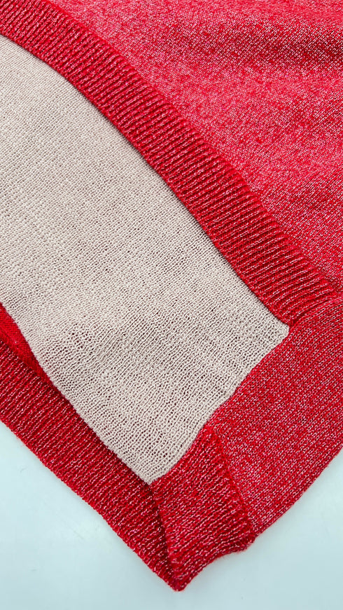 Cardigan corto lurex