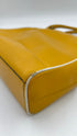 Borsa in pelle color senape