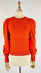 Maglia girocollo traforato