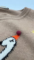 Maglia in lana con cigno