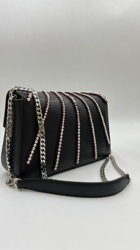 Borsa in pelle ricamata