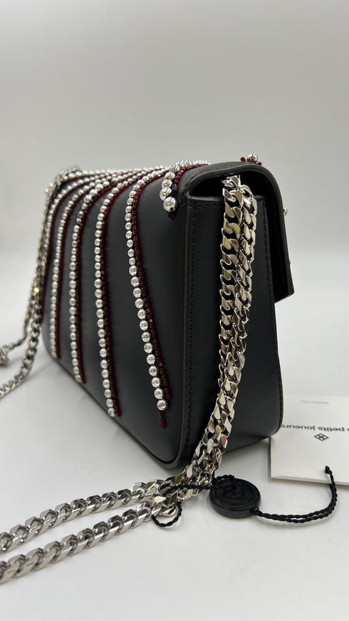 Borsa in pelle ricamata