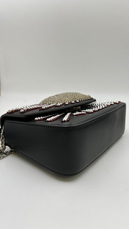 Borsa in pelle ricamata