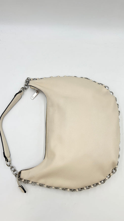 Borsa mezzaluna pelle
