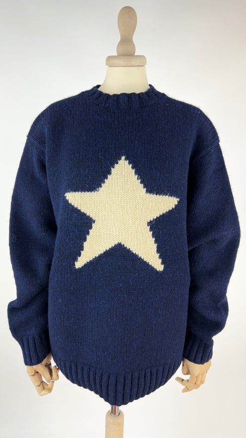Maglione in lana con stella