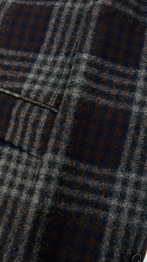 Blazer principe di Galles marrone