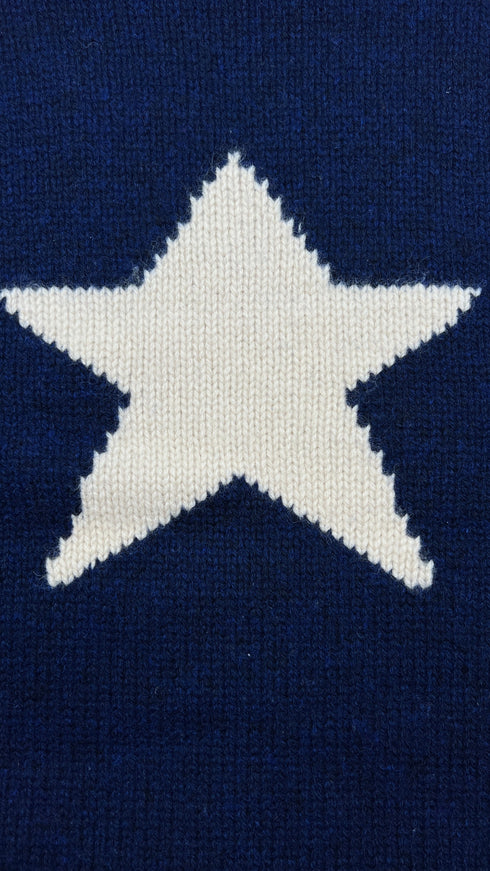 Maglione in lana con stella