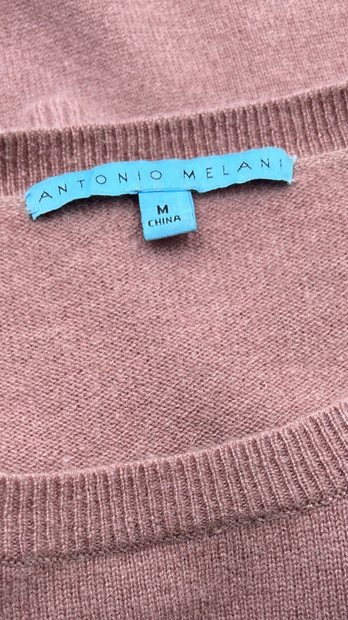 Maglia in cashmere con rouche