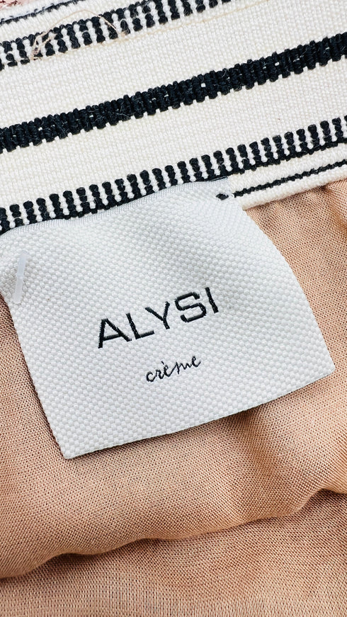 Top dritto paillettato