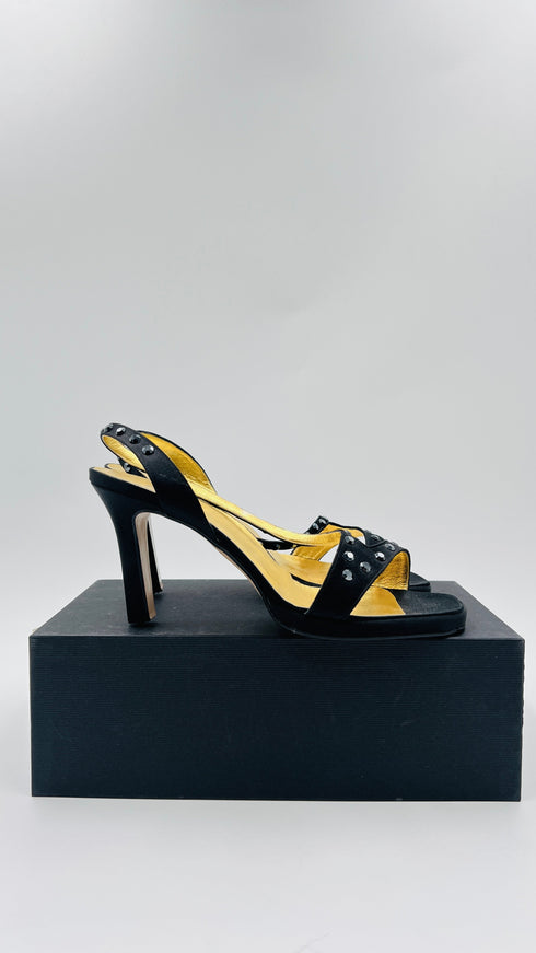 Slingback con strass