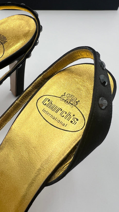 Slingback con strass