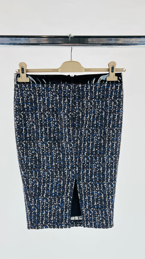 Gonna midi tubino jacquard