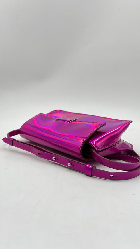 Borsa "Tilda" fucsia olografica