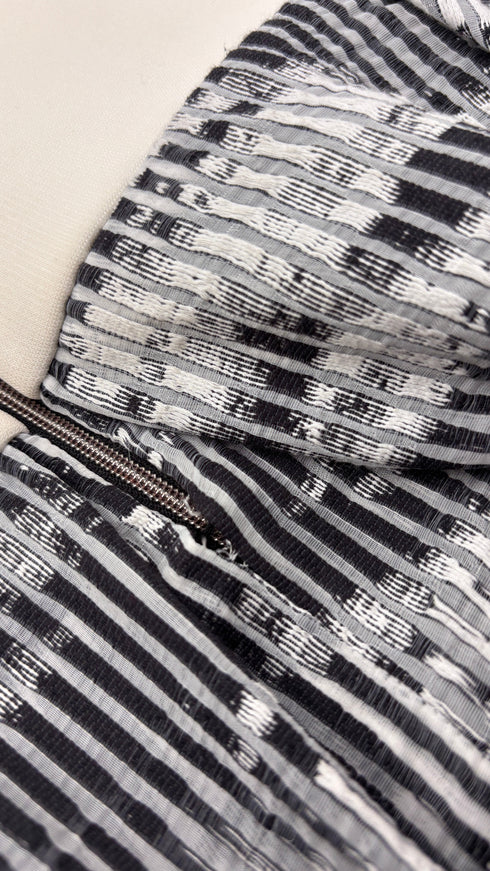 Abito midi color block