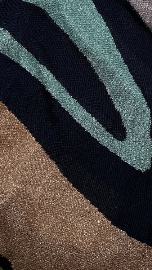 Abito lungo lurex vintage