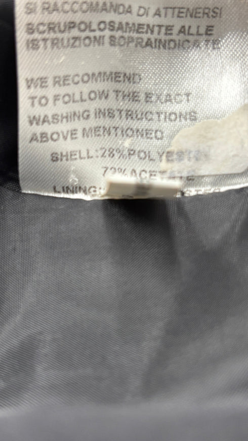 Abito midi con volant e inserti lamé