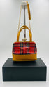 Borsa con chiusura a scatto tartan