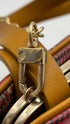 Borsa con chiusura a scatto tartan